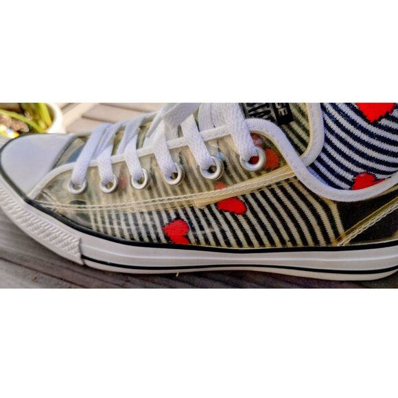 Clear Converse All*Stars Low-Tops (Women's 8 - Men's 6) - Picture 5 of 8